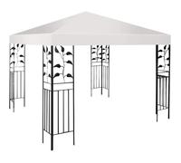 Giantex Toit de Rechange pour Tonnelle de Jardin 3x3M Imperméable en Polyester Trou d'Aération Équipé Beige