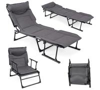 GIANTEX Transat Bain de Soleil Pliable