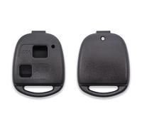 GIANTO Coque de clé à 2 Touches Compatible avec Toyota Yaris, Tarago, Corolla, Rav4, Celica, Auris, Tundra Coque de Rechange en Plastique Noir (vérifier la compatibilité)