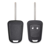GIANTO Coque pour clé à 2 Touches, Compatible avec Opel Astra, Insignia, Meriva, Zafira, Mokka, Chevrolet Orlando, Aveo, Coque de Rechange télécommande en Plastique avec Lame