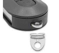 GIANTO Crochet Porte-clés pour télécommande Compatible avec Fiat Panda, Punto, Bravo, 500, Idea, Lancia Ypsilon y, Delta, Muse, Bague de Rechange de la Coque clés, Accessoire (vérifier la