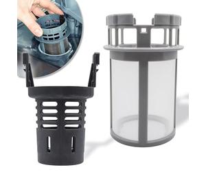 GIANTO Kit filtre à lave-vaisselle intérieur + extérieur compatible avec Ariston Indesit Hotpoint Whirlpool Scholtes (C00256572 + C00256571) Filtres d'échappement de rechange en plastique