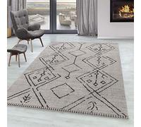 Giantore Tapis à Poils Courts - Aspect berbère - pour Salon