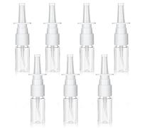 Giantree 10 ml flacon vaporisateur nasal vide, 7 pièces petit flacon vaporisateur clair vide flacon vaporisateur rechargeable pour eau parfum huiles essentielles vaporisateur désinfectant plaies
