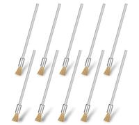 Giantree Lot de 10 brosses en fil de fer de 3 mm pour perceuse, petite et en laiton, outil de polissage rotatif, brosse en acier pour