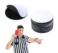 Giantree Lot de 12 paires de patchs adhésifs double face de 7,6 cm, patchs d'arbitre, ruban auto-agrippant auto-agrippant, ruban d'installation pour décoration murale à suspendre