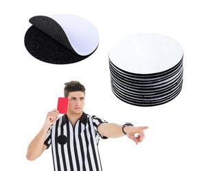 Giantree Lot de 12 paires de patchs adhésifs double face de 7,6 cm, patchs d'arbitre, ruban auto-agrippant auto-agrippant, ruban d'installation pour décoration murale à suspendre