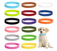 Giantree Lot de 15 colliers de mise bas pour chiot, 15 couleurs pour litière