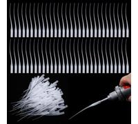 Giantree Lot de 300 embouts de colle en plastique, applicateurs de micro colle, extension d'applicateur de colle aiguille, tête de distributeur de colle de précision pour loisirs créatifs, laboratoire