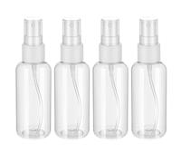 Giantree Lot de 4 flacons pulvérisateurs vides de 60 ml - Petit flacon pulvérisateur transparent - Brume fine - Portable - Vaporisateur de voyage - Pour eau, alcool, huiles essentielles - Parfum (60