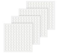 Giantree Lot de 400 pieds en caoutchouc transparent, 6×2cm Patin Silicone Transparent Tampon de Porte Autocollant Amortisseur porte placard Tampon Caoutchouc Pieds pour portes de placard cuisine