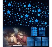Giantree Lot de 469 autocollants muraux phosphorescents pour chambre d'enfant - Ciel étoilé - Autocollants phosphorescents pour plafond et mur