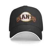 Giants Balles De San Francisco Casquette De Baseball Bonnet Casquette Extérieur Garçons Couleur Unie Femmes Casual Poisson