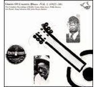 Giants Of Country Blues, Vol. 1 (1927-1938)