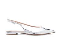 Gianvito Rossi - Ballerines à Bride Arrière - Femme - Chaussures - Gris - Taille: 40 EU