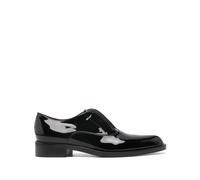 Gianvito Rossi - Baxeter Ballerines à Lacets en Cuir Verni - Femme - Chaussures - Noir - Taille: 36 1/2 EU