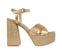 Gianvito Rossi - Bebe Platform Sandal - Femme - Chaussures - Beige - Taille: 41 EU