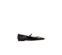 Gianvito Rossi - Christina Leather Ballerina Flats - Femme - Chaussures - Noir - Taille: 36 1/2 EU