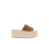 Gianvito Rossi - Espadrille à talon - Femme - Chaussures - Beige - Taille: 36 EU