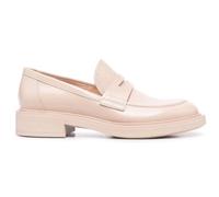 Gianvito Rossi - Mocassins Beige en Cuir à Semelle Épaisse - Femme - Chaussures - Beige - Taille: 37 EU