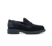 Gianvito Rossi - Mocassins en daim bleu marine - Femme - Chaussures - Bleu - Taille: 38 1/2 EU