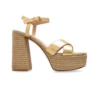 Gianvito Rossi - Sandales à plateforme Bebe - Femme - Chaussures - Jaune - Taille: 38 1/2 EU