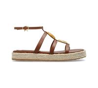 Gianvito Rossi - Sandales Plates - Femme - Chaussures - Brun - Taille: 37 EU