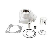 GIAOGIAO Moteur Brosse Couper Cylinder Cylindre Kits de Piston avec Joint d'étanchéité pour Yamaha YZ 85 2002-2014 YZ 80 1993-2001 Kits de Piston de Cylindre 48mm (Color : White)