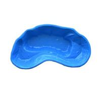 Giardini d'Acqua Art 516A Étang de jardin préformé bleu clair modèle Nemi Baignoire en plastique extérieur 270 l étang artificiel en plastique 180 x 100 Jardin Pond Nénuphars Plantes marais