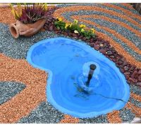 Giardini d'Acqua Bassin de jardin thermoformé en plastique bleu clair - Modèle Caldonazzo baignoire préformée pour bassin ornemental - 110 x 78 x 28 cm - Capacité 90 L