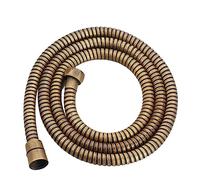 GIAYEU Tuyaux de Douche, Tuyau de Douche, Tuyau de Douche Flexible en Laiton Antique et Acier Inoxydable, Longue Salle de Bain, Douche, rallonge de Tuyau d'eau, plomberie