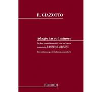 GIAZOTTO R. - ADAGIO IN SOL MINORE, PER ARCHI E ORGANO
