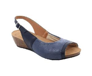 Gibaud Podactiv Sandales de Confort Caméléa HV Taille 39 Bleu