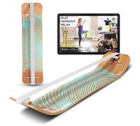 Gibbon Giboard Set Zen Blue - Planche d'Équilibre Complète - Inclus Sangle & Système de Tension - Bois Hêtre FSC - Design Jardin Japonais pour Yoga & Relaxation