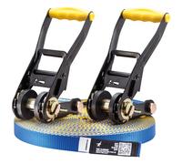 Gibbon Slacklines - Flowline Treewear Set - 20 m - yellow / blue