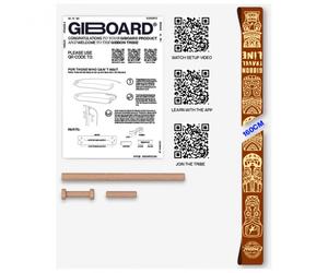 Gibbon Slacklines - Giboard Line - Slackline - 160 x 5 cm - travel