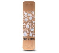 Gibbon Planche d'équilibre Giboard Set Play White – Sangle & Système de Tension – Hêtre FSC