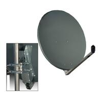 Gibertini Antenne satellite 75 x 80 cm en aluminium anthracite