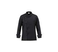 GIBLOR'S Art. 20P08G958 Veste de cuisine Emanuel avec boutons à pression couleur bleue, haute qualité, nouveauté 2020, Noir , XL