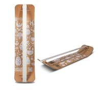 GIBBON Kit de giboard - Play White - Planche d'équilibre innovante de 106 cm - Entraînement interactif avec application - Pour la maison ou les déplacements - Idéal pour les figures et les