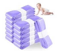 GIBOHOM Lot de 12 Recharge Poubelle à Couches, Poubelles à Couches et Recharge Gran Capacité Antibactérien Anti-odeurs Multicouche, Recharge Poubelle Compatible avec Tommee Tippee, Genie Litter Locker