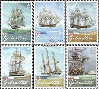 Gibraltar 1267-1272 (complète.Edition.) Neuf avec Gomme Originale ** MNH 2008 Lord Horatio Nelson (Timbres pour Les collectionneurs) Navigation/navires