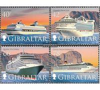 Gibraltar 1285-1288 (complète.Edition.) neuf avec Gomme Originale ** MNH 2008 Kreuzfahrtschiffe (Timbres pour Les collectionneurs) Navigation/navires