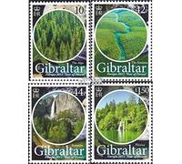 Gibraltar 1421-1424 (complète.Edition.) Neuf avec Gomme Originale ** MNH 2011 Le forêt (Timbres pour Les collectionneurs) Paysages