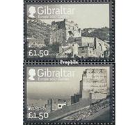 Gibraltar 1772-1773 (complète.Edition.) Neuf avec Gomme Originale ** MNH 2017 Châteaux et Serrures (Timbres pour Les collectionneurs)