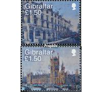 Gibraltar 1885-1886 (complète.Edition.) Neuf avec Gomme Originale ** MNH 2018 Calpe House (Timbres pour Les collectionneurs)