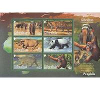Gibraltar Bloc 102 (complète.Edition.) Neuf avec Gomme Originale ** MNH 2011 en Danger espèces animales (Timbres pour Les collectionneurs) Autres mammifères (singes/Dinosaures/éléphants...)