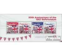 Gibraltar Bloc 129 (complète.Edition.) Neuf avec Gomme Originale ** MNH 2017 référendum Gibraltar (Timbres pour Les collectionneurs)