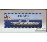 Gibraltar Bloc 131 (complète.Edition.) Neuf avec Gomme Originale ** MNH 2018 HMS Queen Elizabeth (Timbres pour Les collectionneurs) Militaire/Chevalier