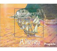 Gibraltar Bloc 75 (complète.Edition.) Neuf avec Gomme Originale ** MNH 2006 Christopf Christophe colomb (Timbres pour Les collectionneurs) Navigation/navires